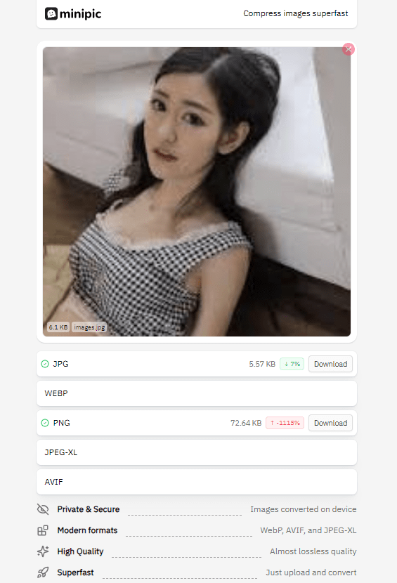 图片[1]-Minipic-超快在线图片压缩 图片转换工具-IT黑科技