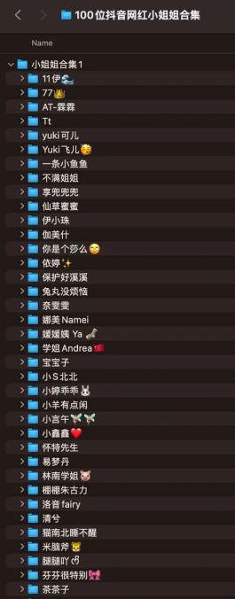 100位抖音网红小姐姐合集