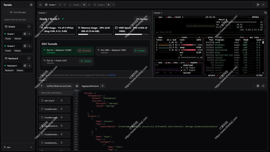 TTermix - 免费开源自托管服务器管理平台 web端ssh远程管理工具