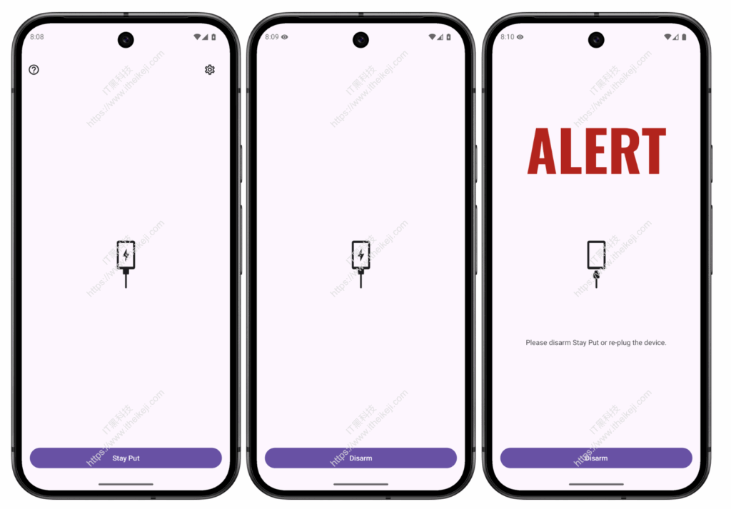 Stay Put – 开源Android防盗软件 手机充电防盗