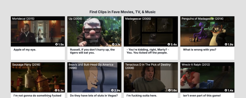 Yarn - 台词搜片 字幕台词搜索引擎